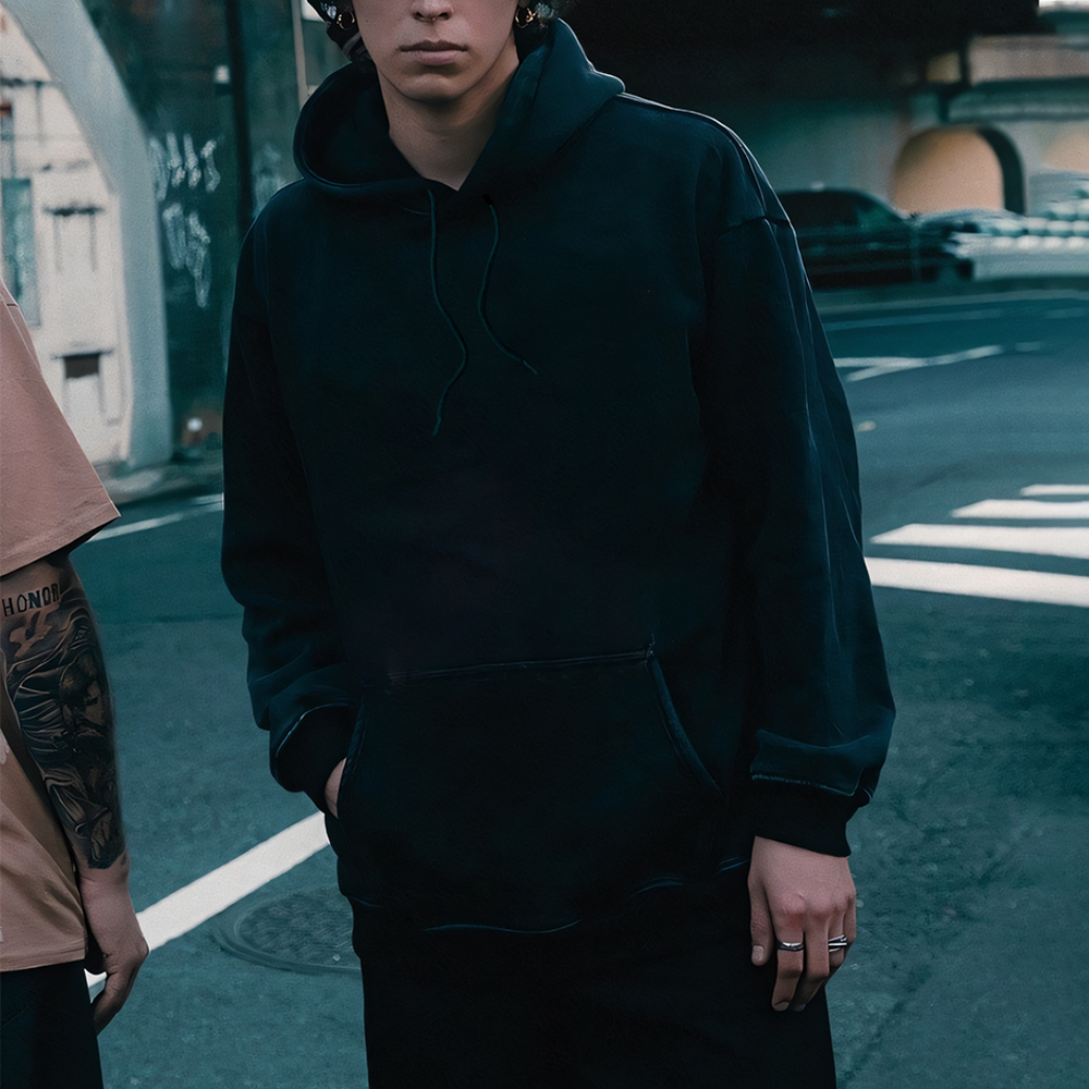 Oversized Unisex Anime Gojo Satoru Print Hoodie