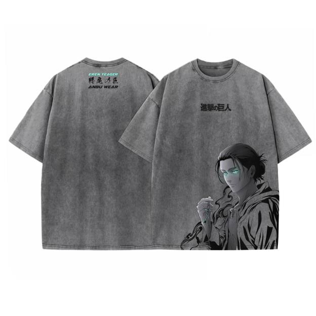 Unisex Anime Inspired Vintage T-Shirt