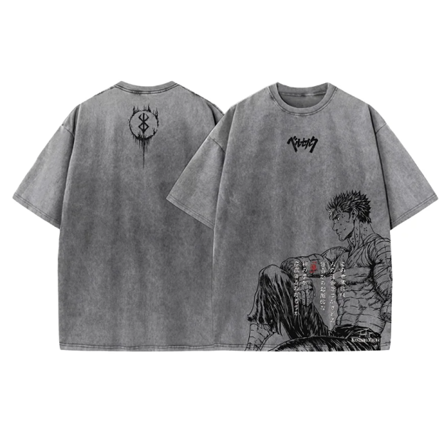 Unisex Anime Inspired Vintage T-Shirt