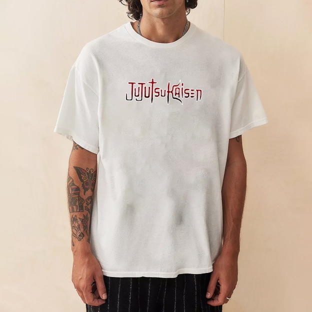 Unisex Oversized Anime Print T-Shirt