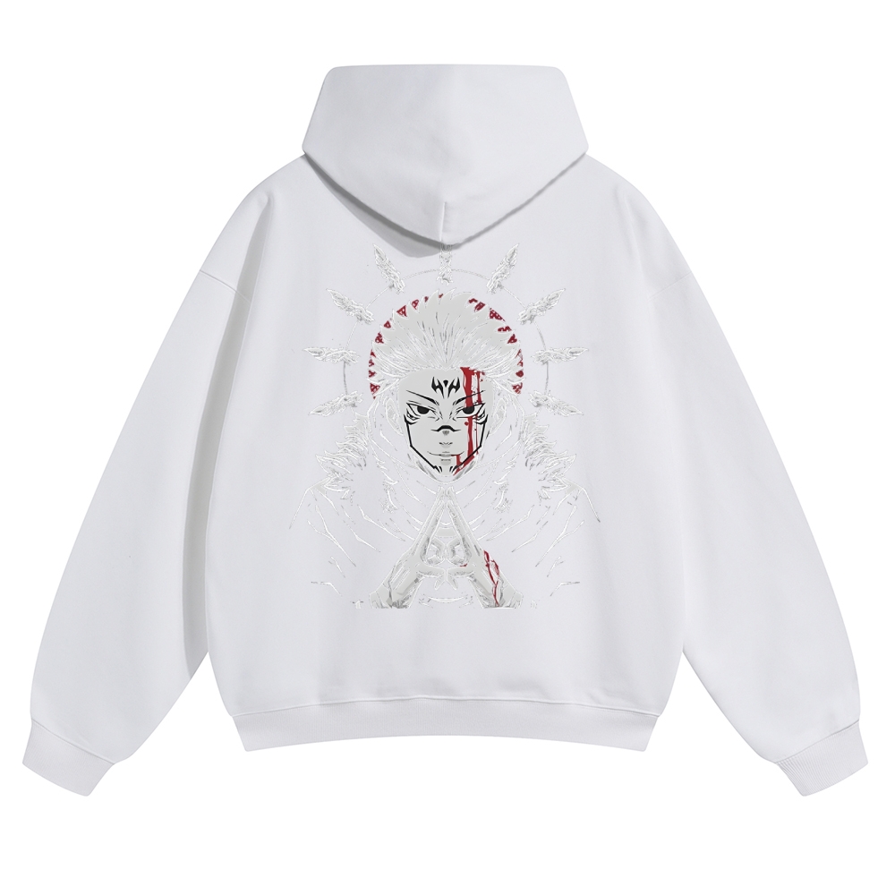 Unisex Casual Anime Print Hoodie