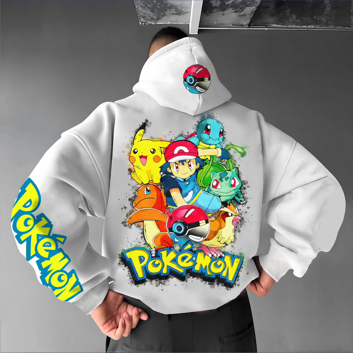 Unisex Anime Graphic Streetwear Vintage Hoodie