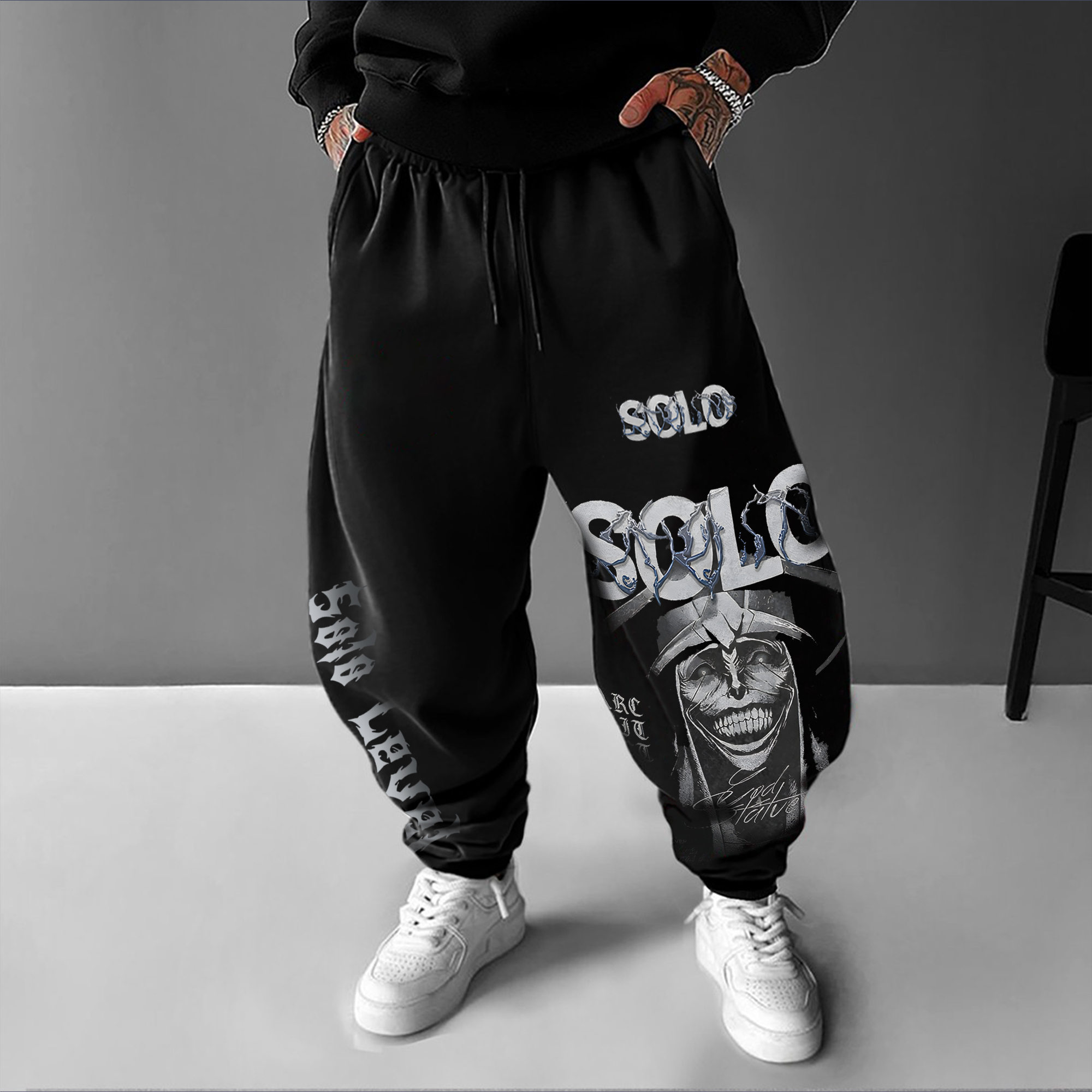 Unisex Casual Anime Streetwear Pants-comicclothing