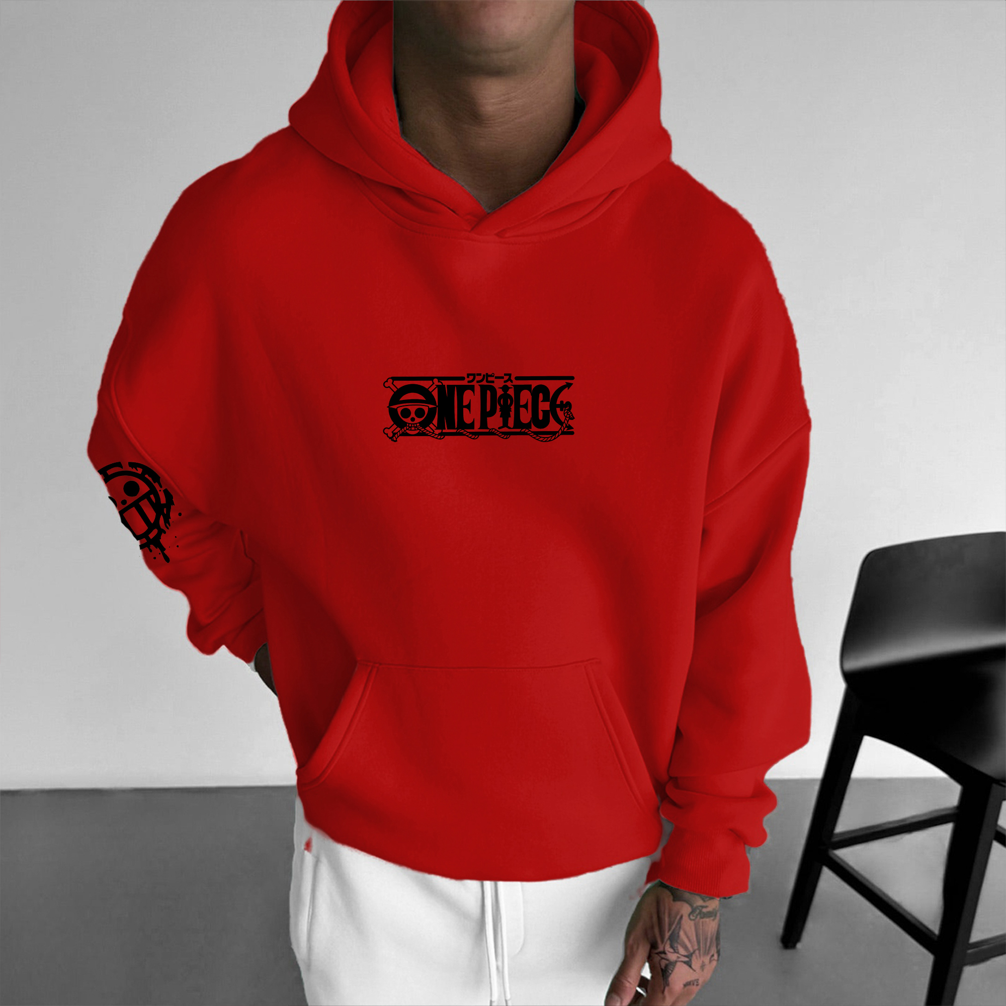 Unisex Anime Graphic Streetwear Vintage Hoodie-Anime x kingdom