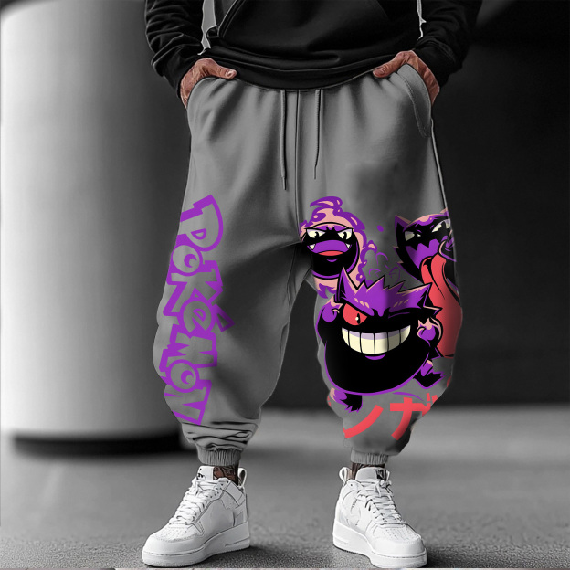 Unisex Casual Anime Streetwear Pants
