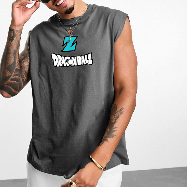 Unisex Anime Graphic Streetwear Vintage Gym Tank Top