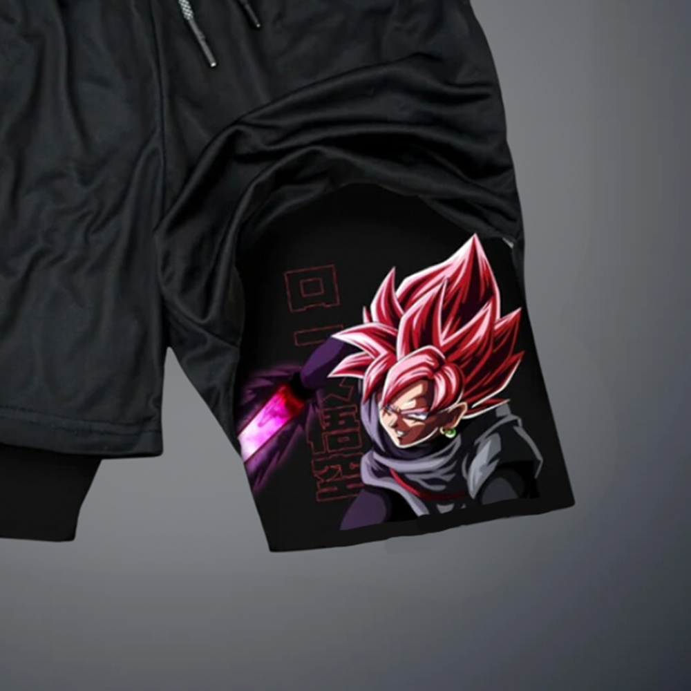 Casual Dragon Ball Goku Anime Printed Gym Shorts