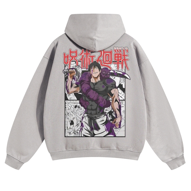 Unisex Casual Anime Print Hoodie