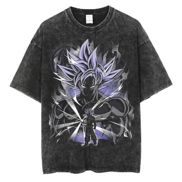"Goku V2" Vintage Oversized T Shirt