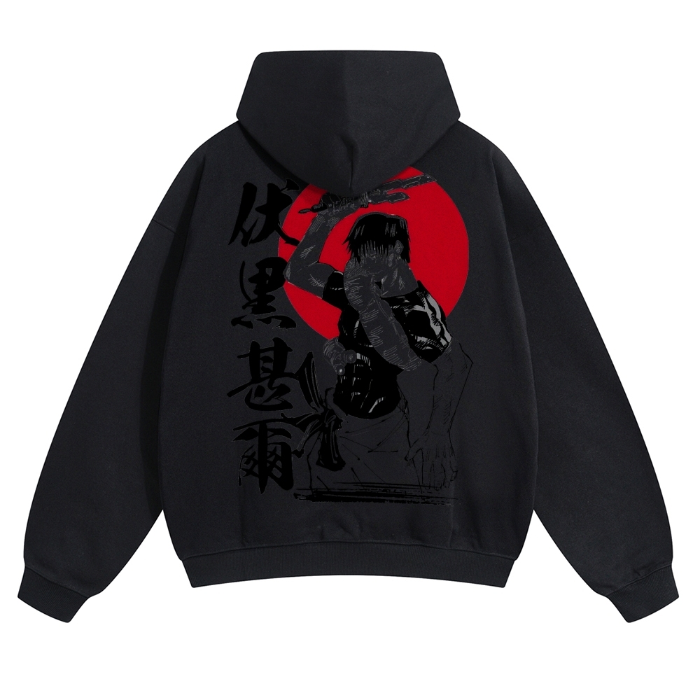 Unisex Casual Anime Print Hoodie