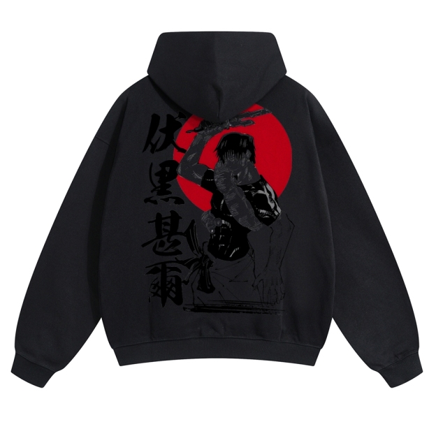 Unisex Casual Anime Print Hoodie