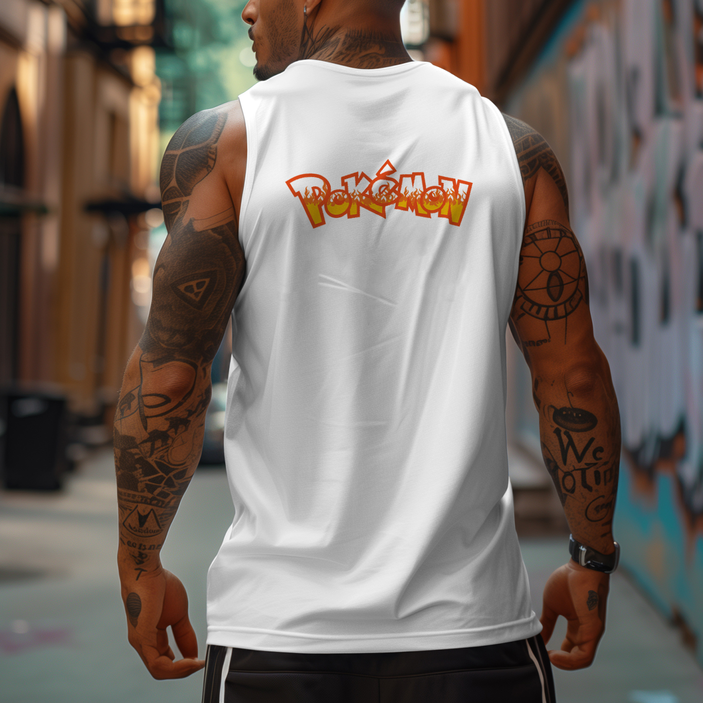 Unisex Anime Sleeveless Tank Top