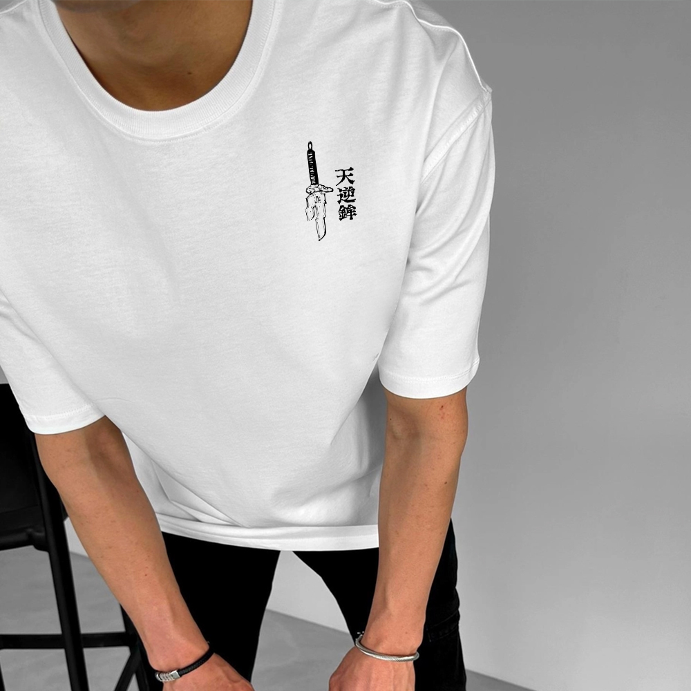 Oversized Mainstream Anime Print Sports Tank Top-comicclothing