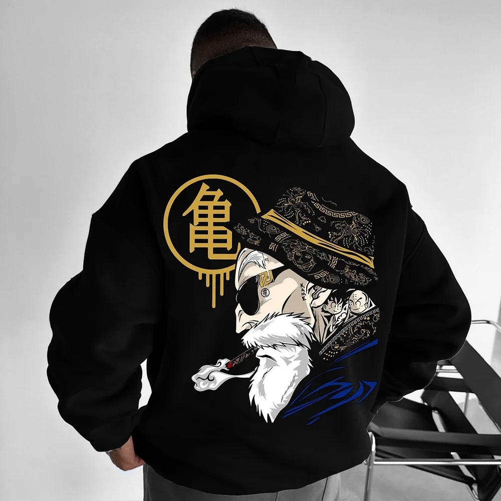 Unisex Anime Graphic Streetwear Vintage Hoodie