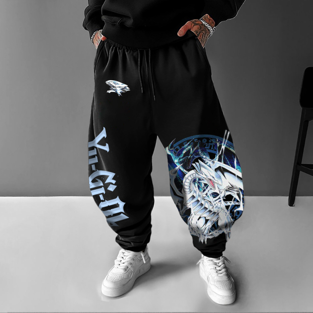 Unisex  “Yu-Gi-Oh！”  Anime Style Retro Pants