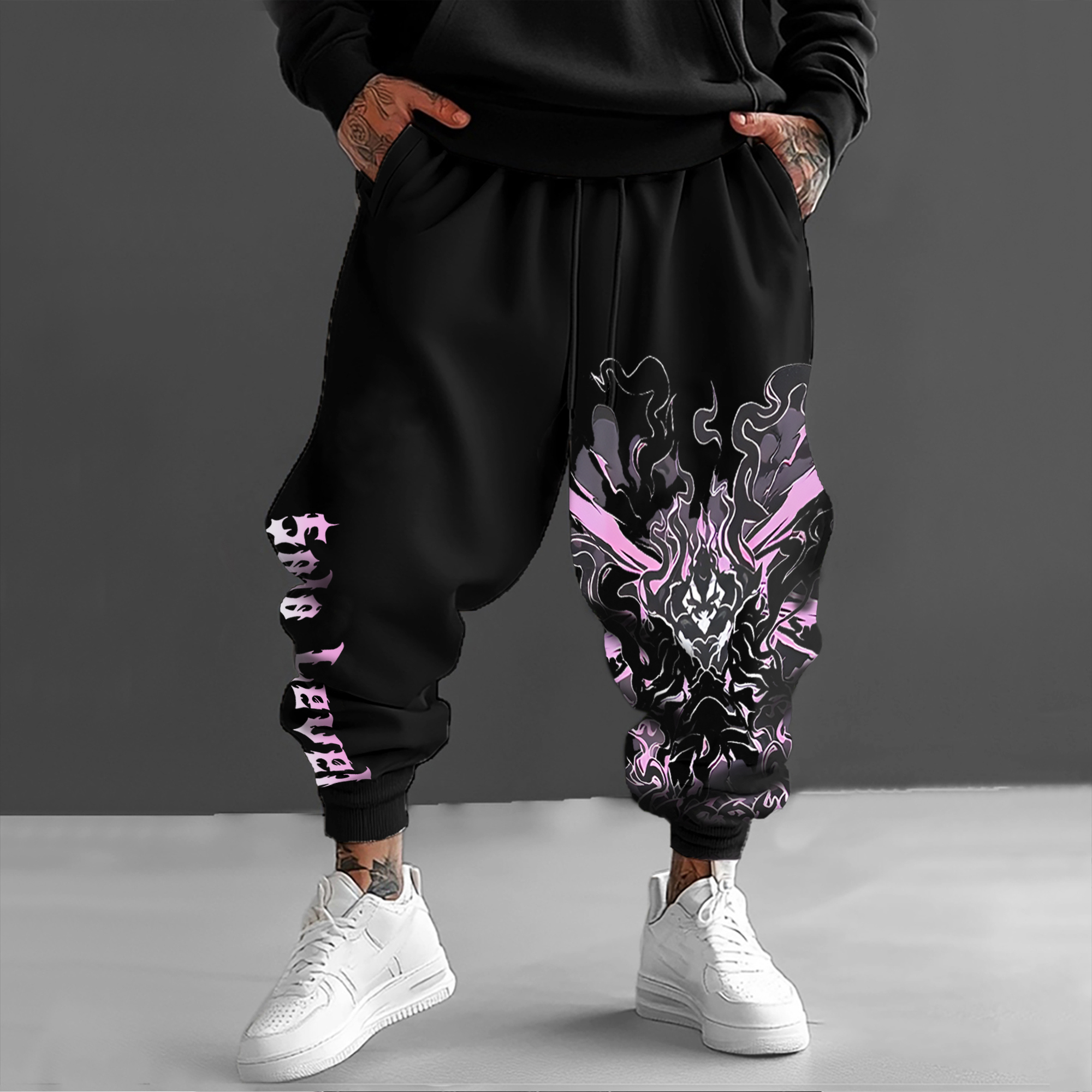 Unisex Casual Anime Streetwear Pants