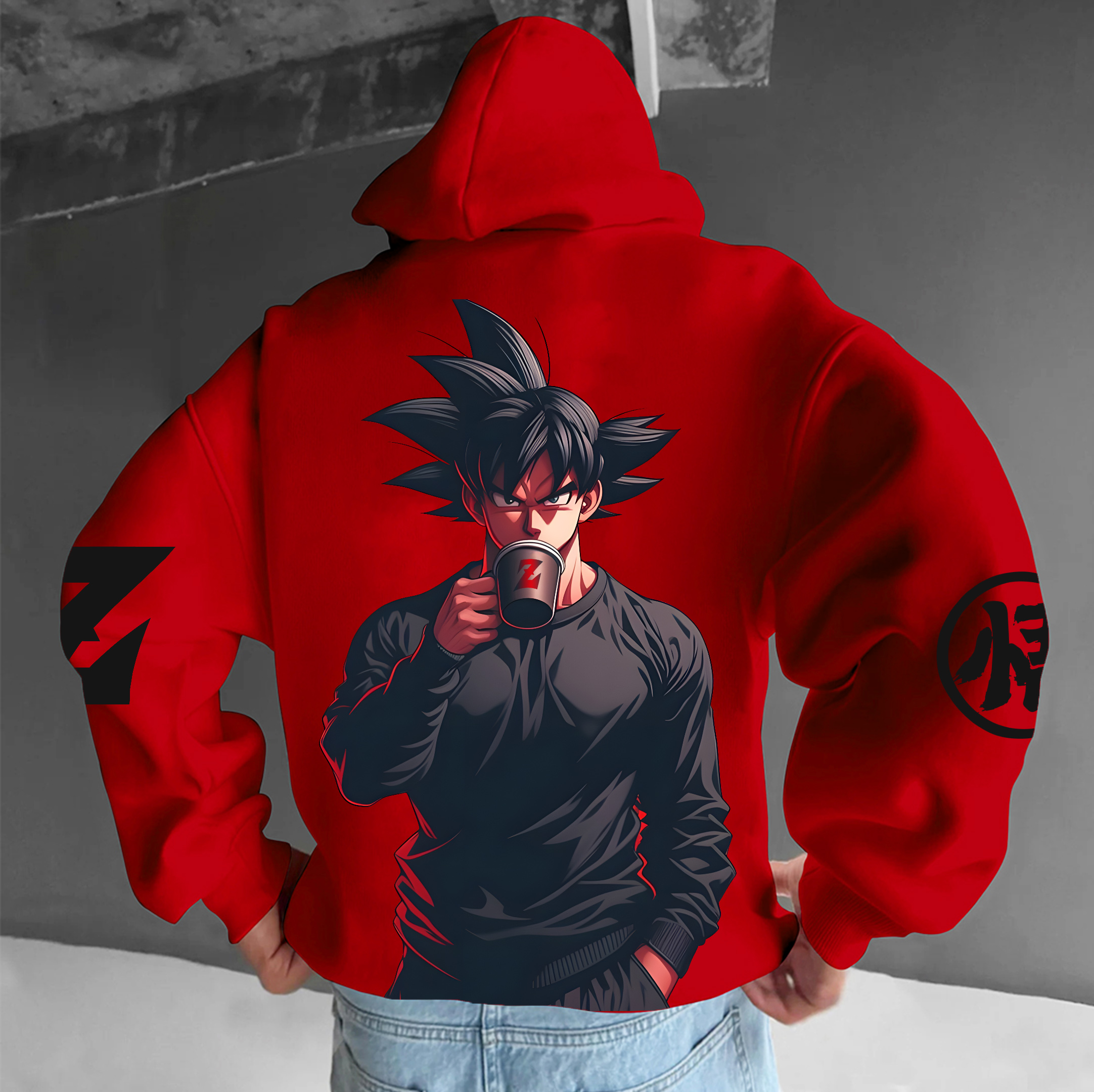 Unisex Anime Graphic Streetwear Vintage Hoodie