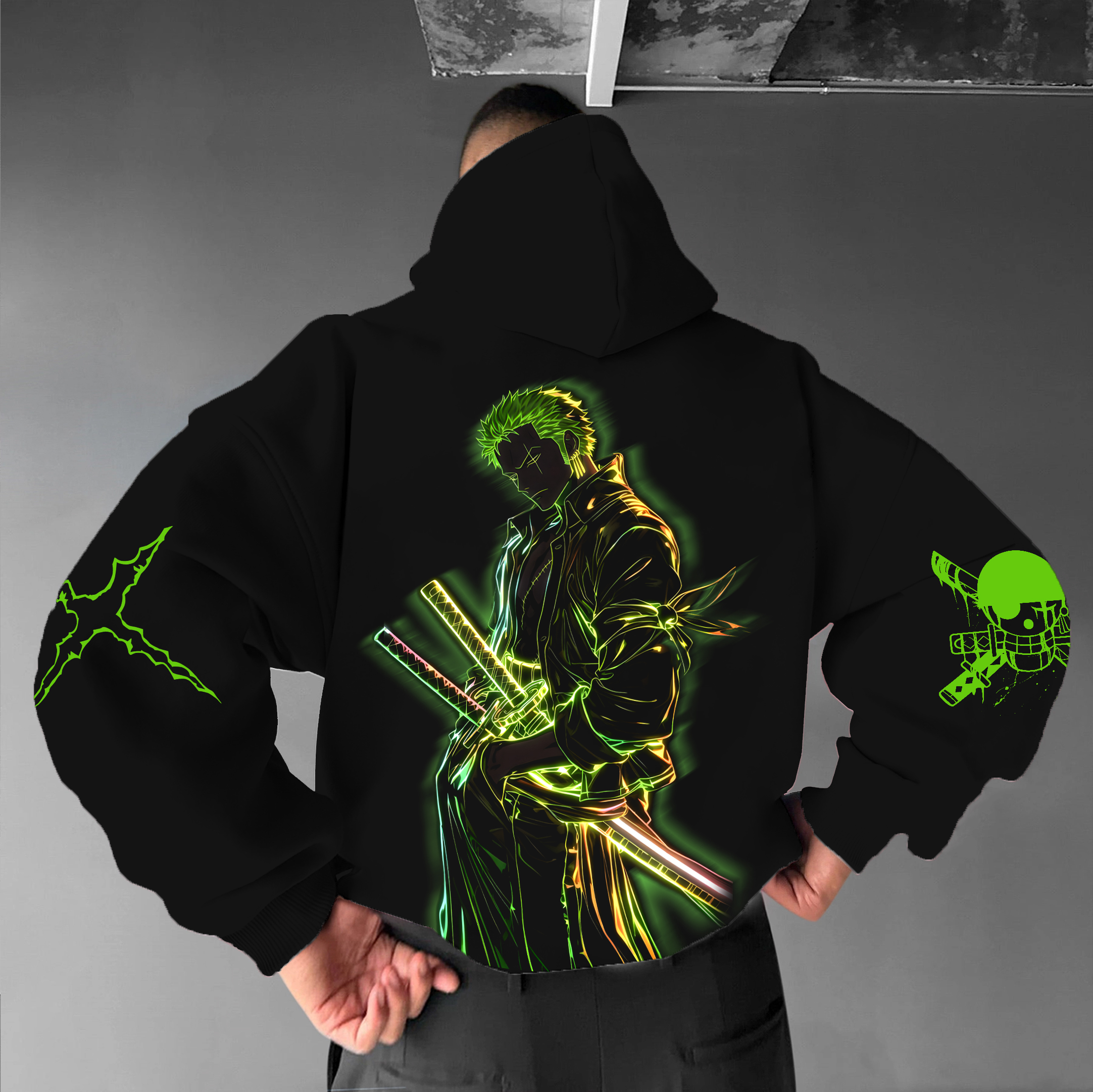 Unisex Anime Graphic Streetwear Vintage Hoodie