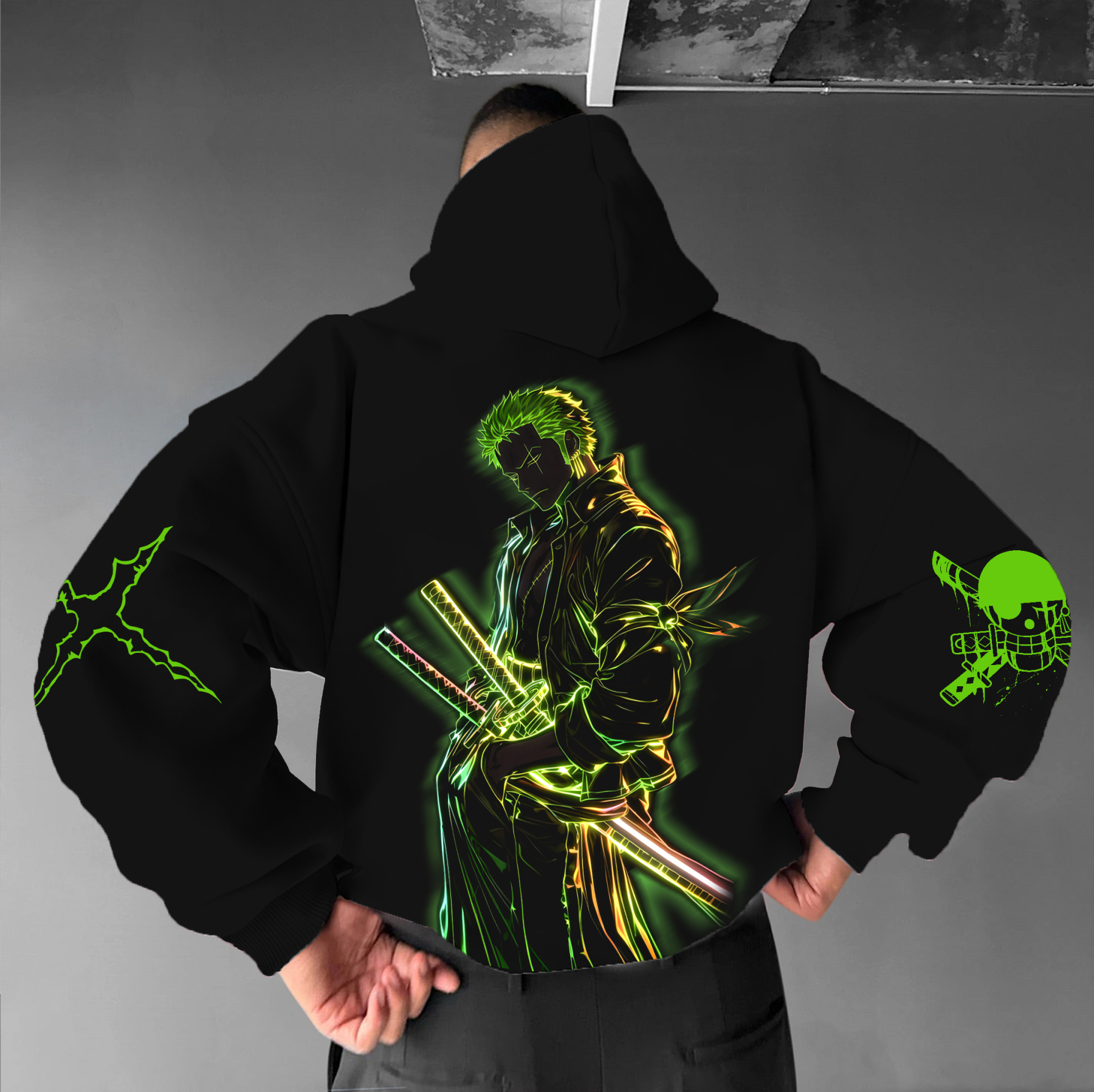 Unisex Anime Graphic Streetwear Vintage Hoodie