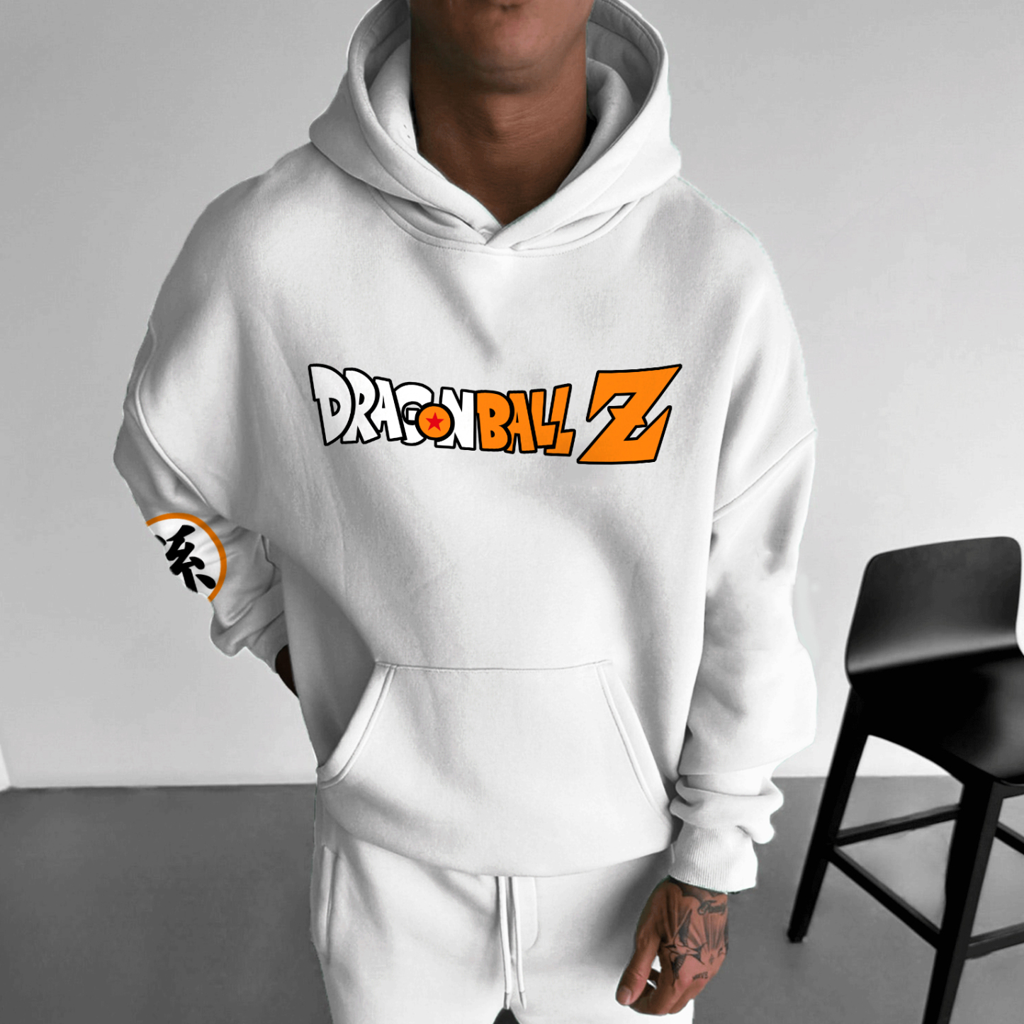Unisex Anime Print  Casual Oversized Hoodie