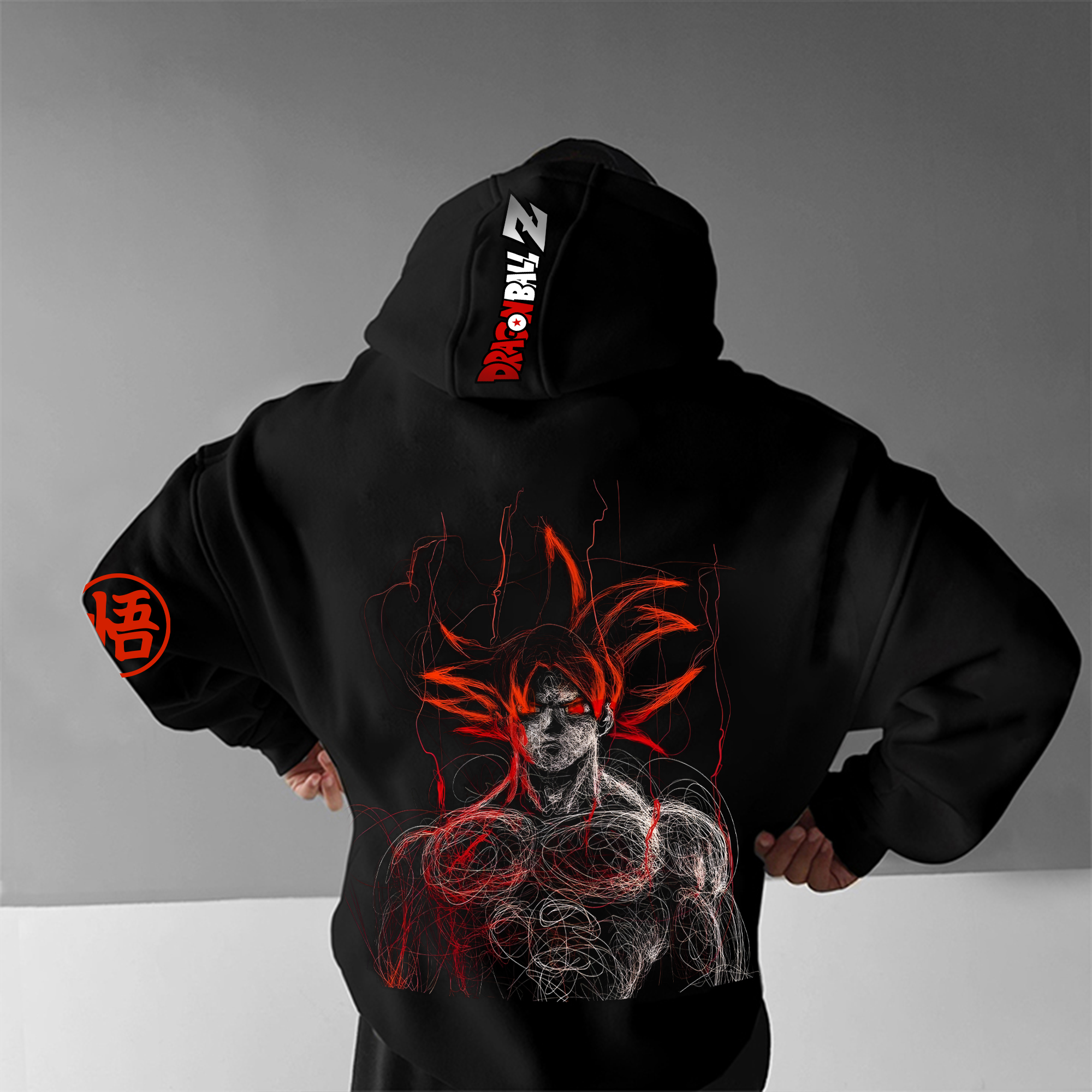 Unisex Anime Graphic Streetwear Vintage Hoodie