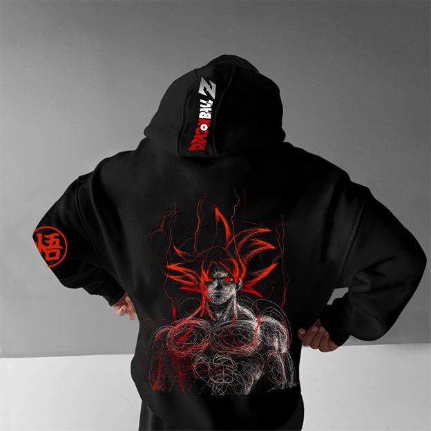Unisex Anime Graphic Streetwear Vintage Hoodie
