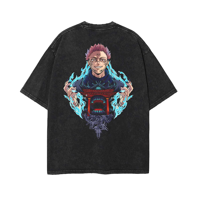 Unisex Casual Anime Printed T-Shirt