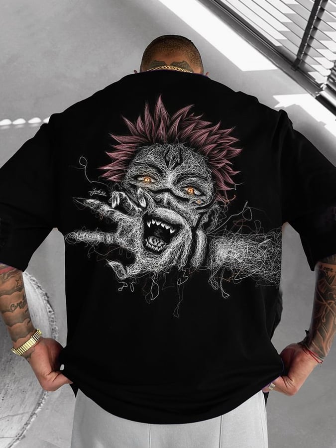 Unisex Anime Inspired Vintage T-Shirt