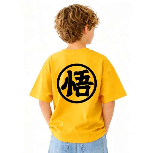 Dragon Ball Anime Graphic T-Shirt for Kids Cartoon Print Cotton Tee