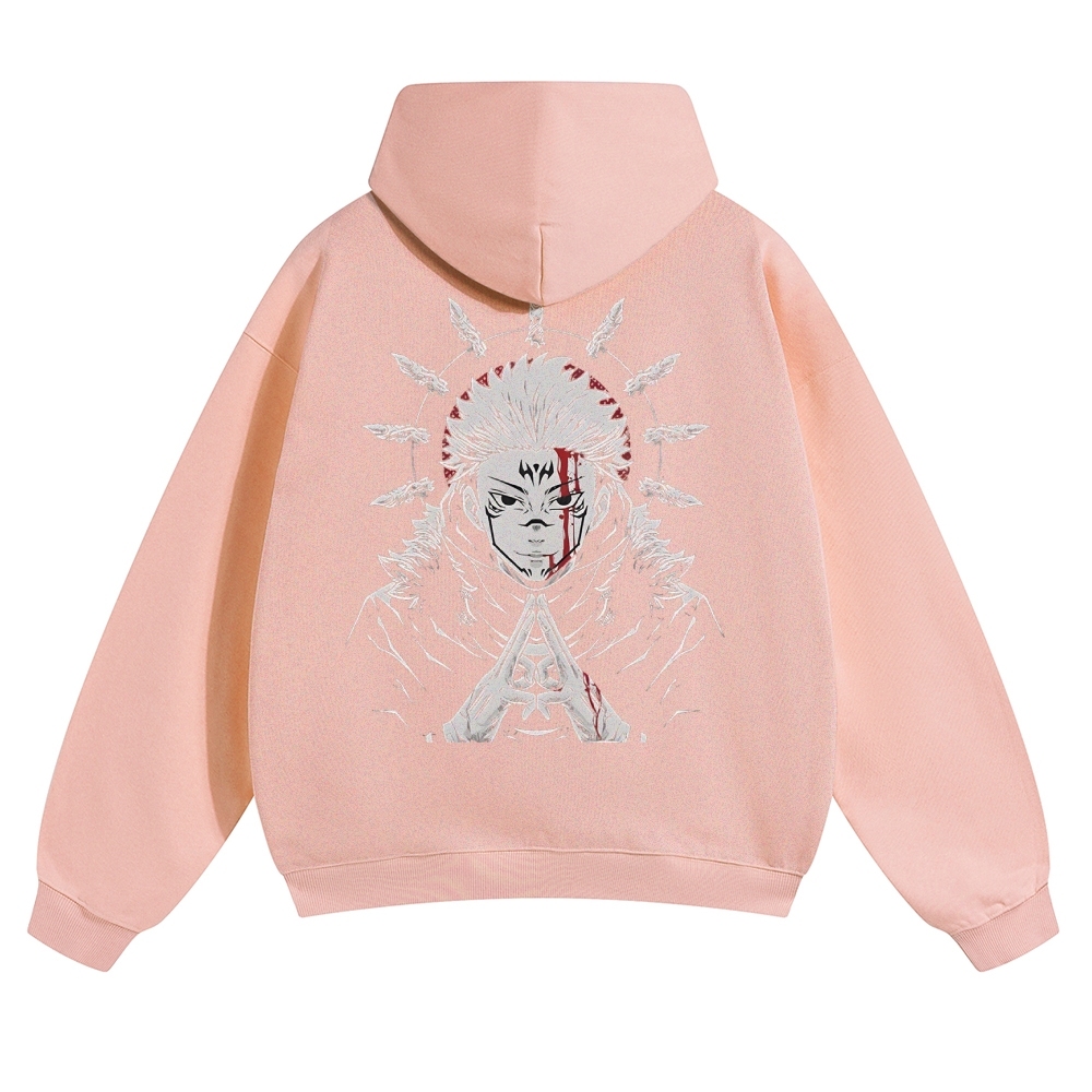 Unisex Casual Anime Print Hoodie