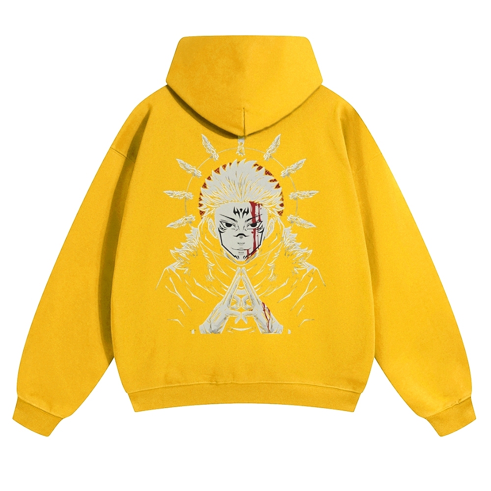 Unisex Casual Anime Print Hoodie