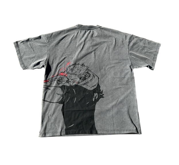 VINTAGE TEE丨Sukuna Fire Arrow Tee-JJK