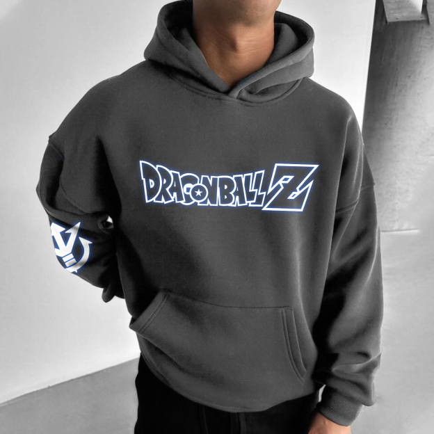 Unisex Anime Print  Casual Oversized Hoodie