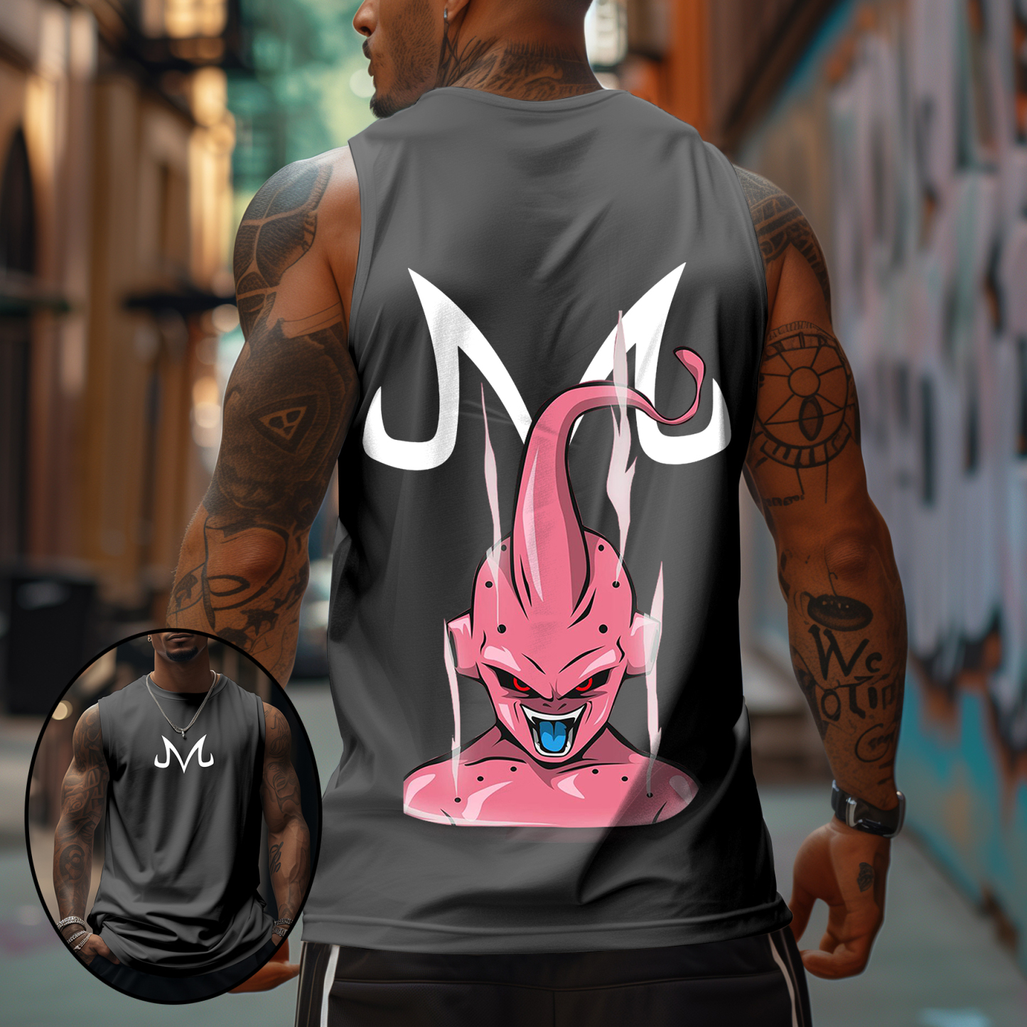 Casual Animation Design Print Tank Top
