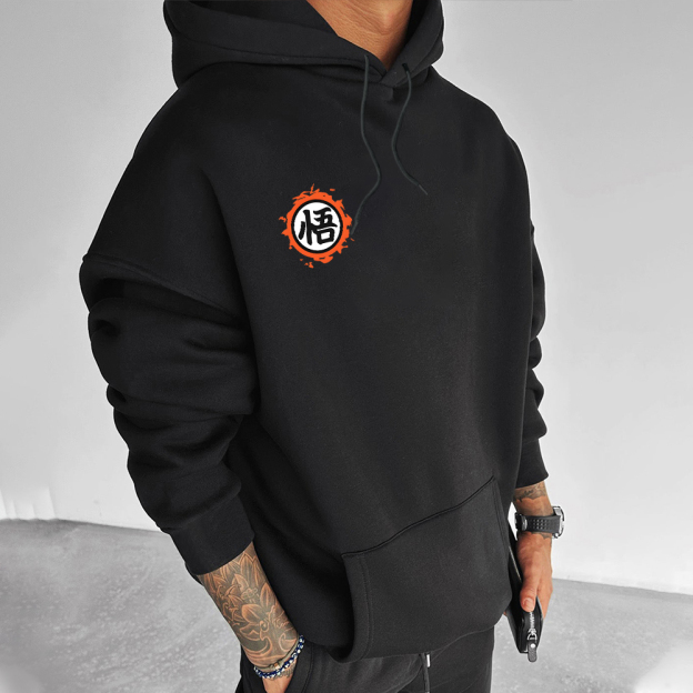 Unisex Anime Graphic Streetwear Vintage Hoodie