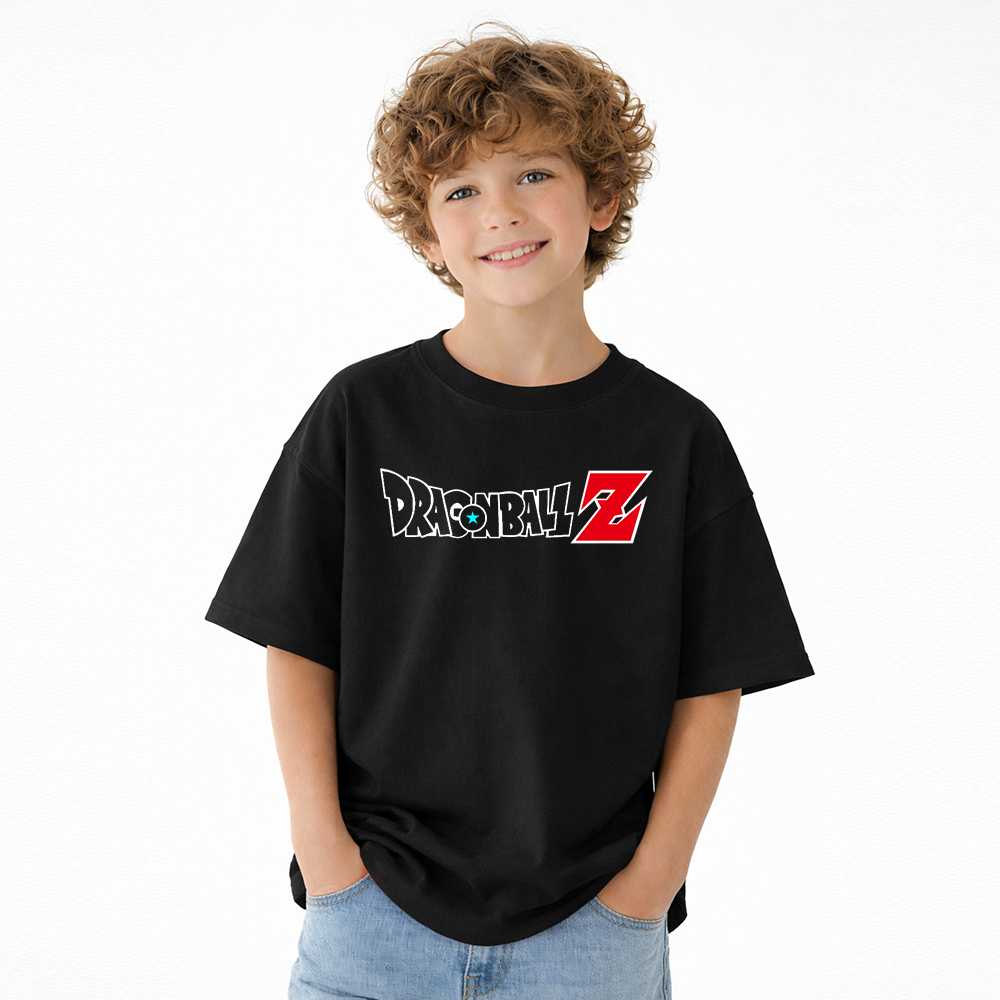 Dragon Ball Anime Graphic T-Shirt for Kids Cartoon Print Cotton Tee