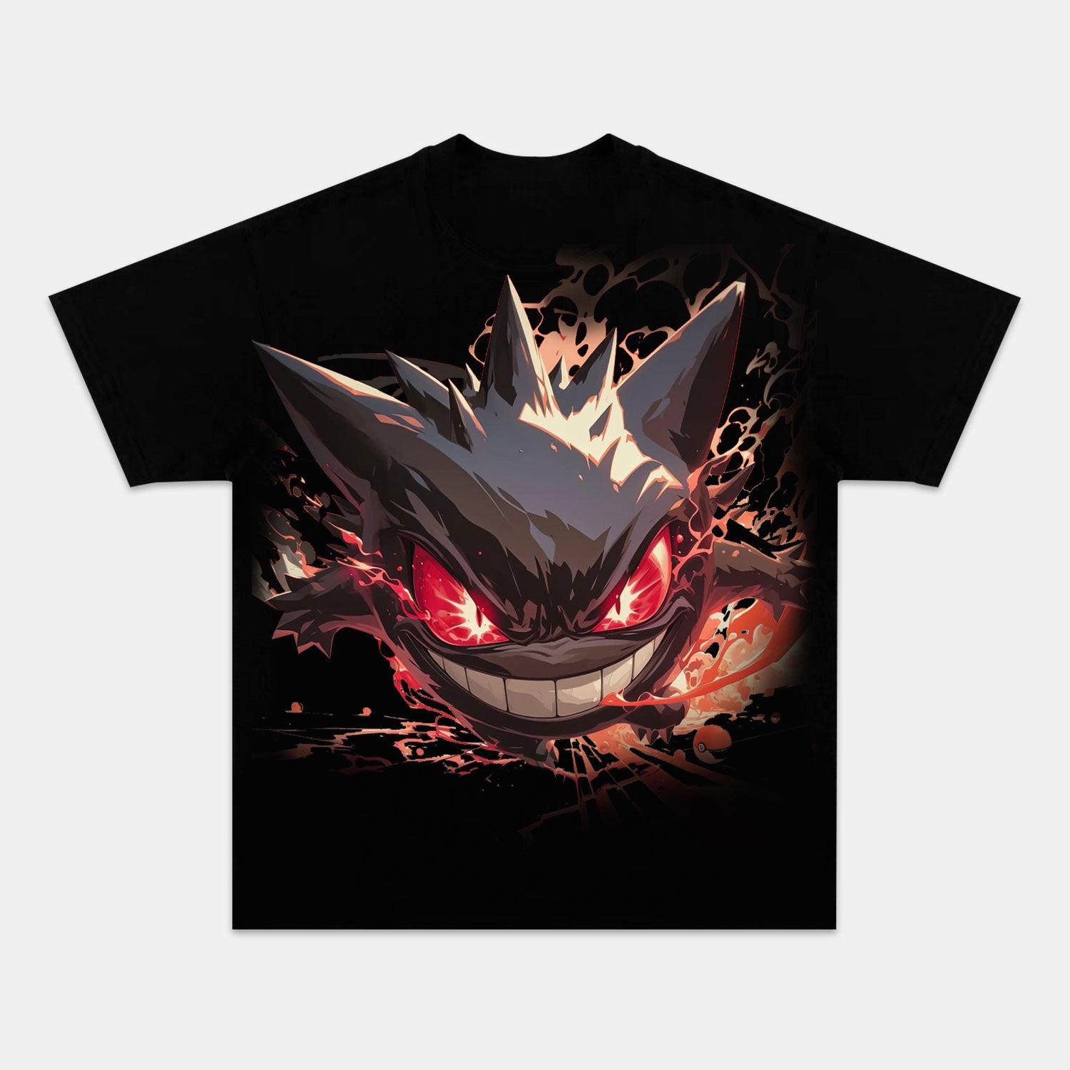 ANIME INSPIRED VINTAGE OVERSIZED TEE  POKÉMON-[BACK]-comicclothing