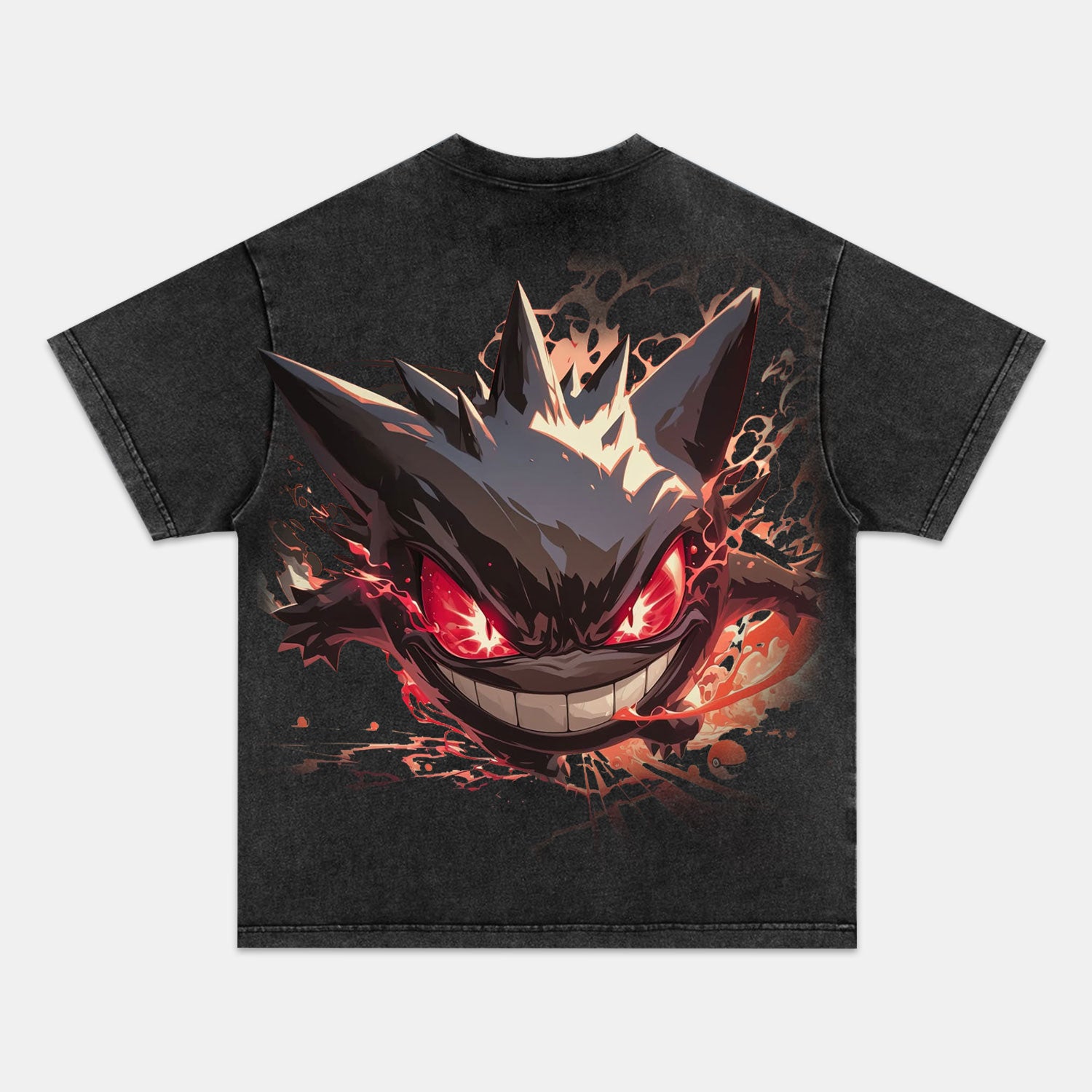 ANIME INSPIRED VINTAGE OVERSIZED TEE  POKÉMON-[BACK]-comicclothing