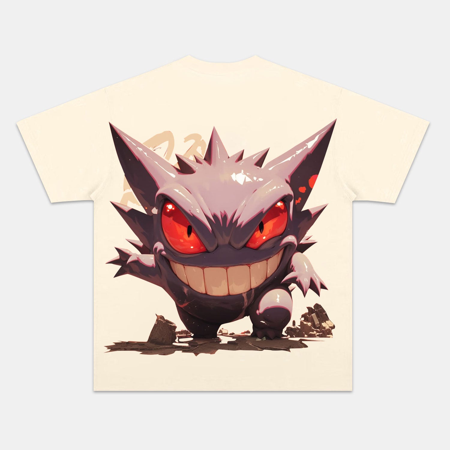 ANIME INSPIRED VINTAGE OVERSIZED TEE  POKÉMON-[BACK]-comicclothing