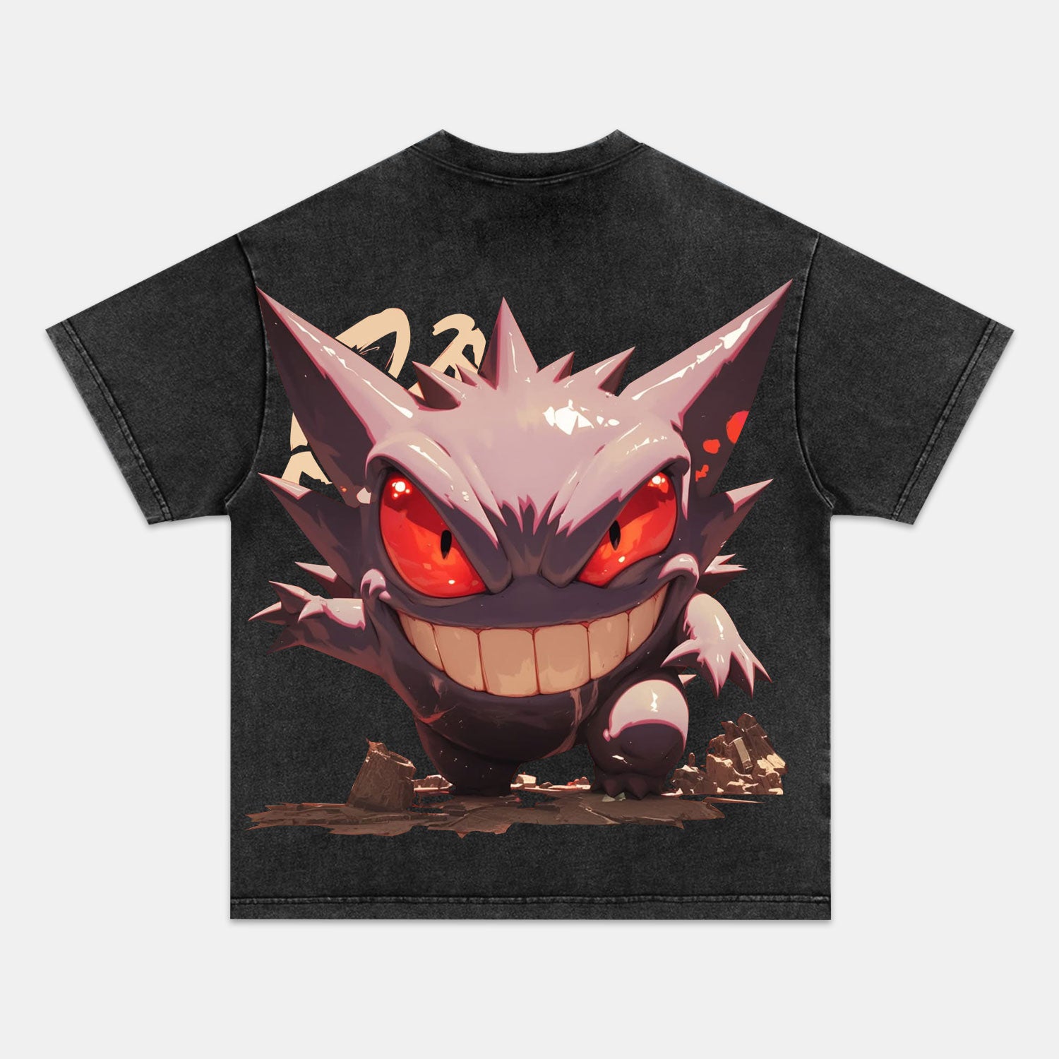ANIME INSPIRED VINTAGE OVERSIZED TEE  POKÉMON-[BACK]-comicclothing