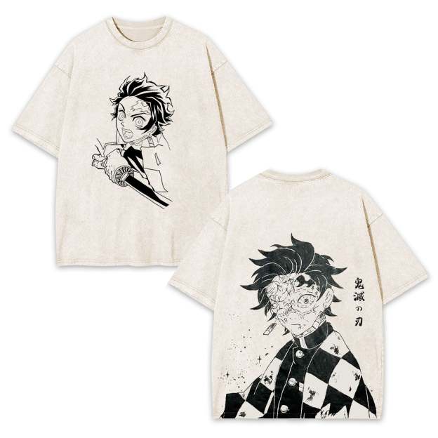 ANIME OVERSIZED TEE 丨 DEMON SLAYER-[DS]-comicclothing