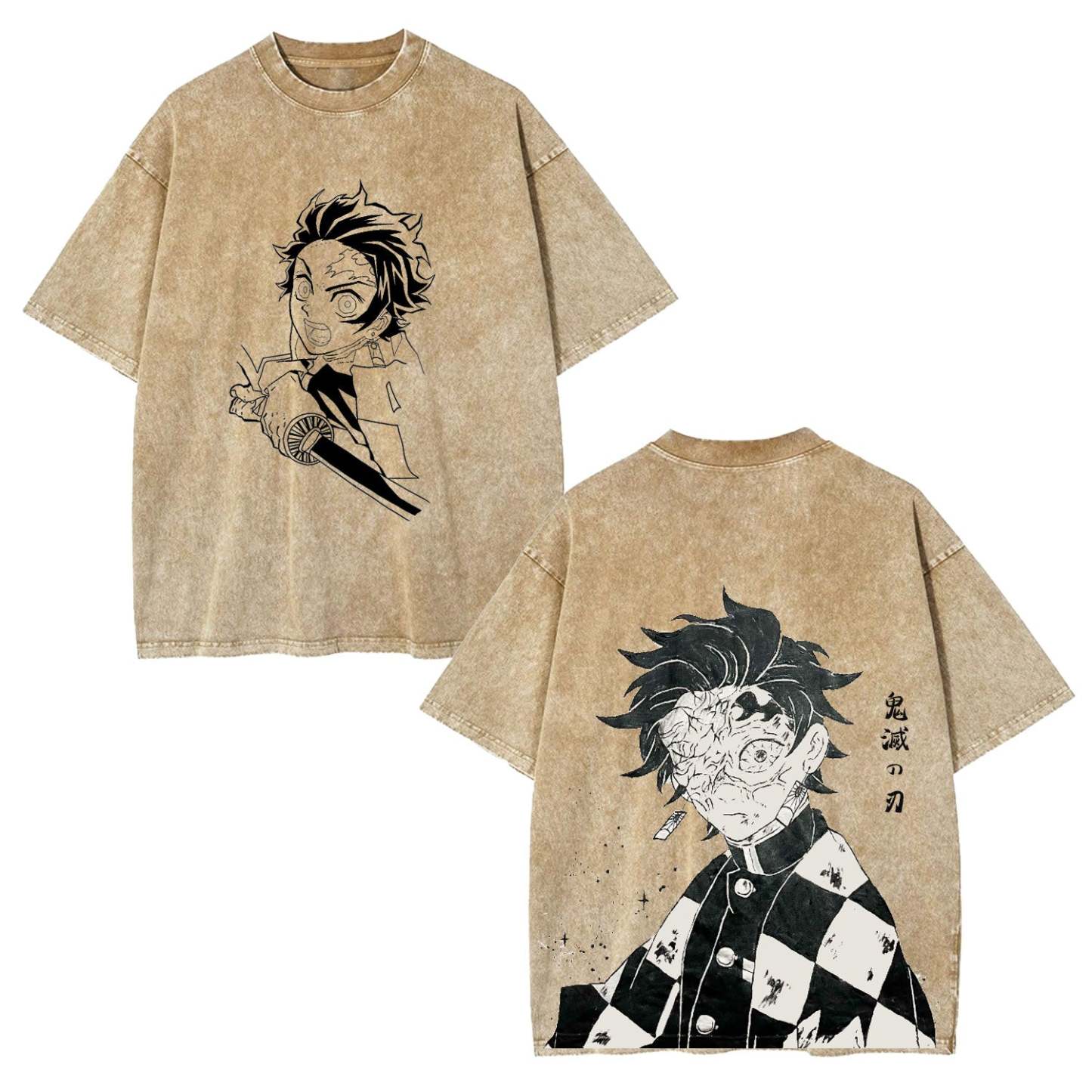 ANIME OVERSIZED TEE 丨 DEMON SLAYER-[DS]-comicclothing