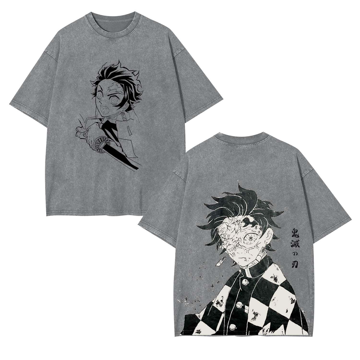 ANIME OVERSIZED TEE 丨 DEMON SLAYER-[DS]-comicclothing