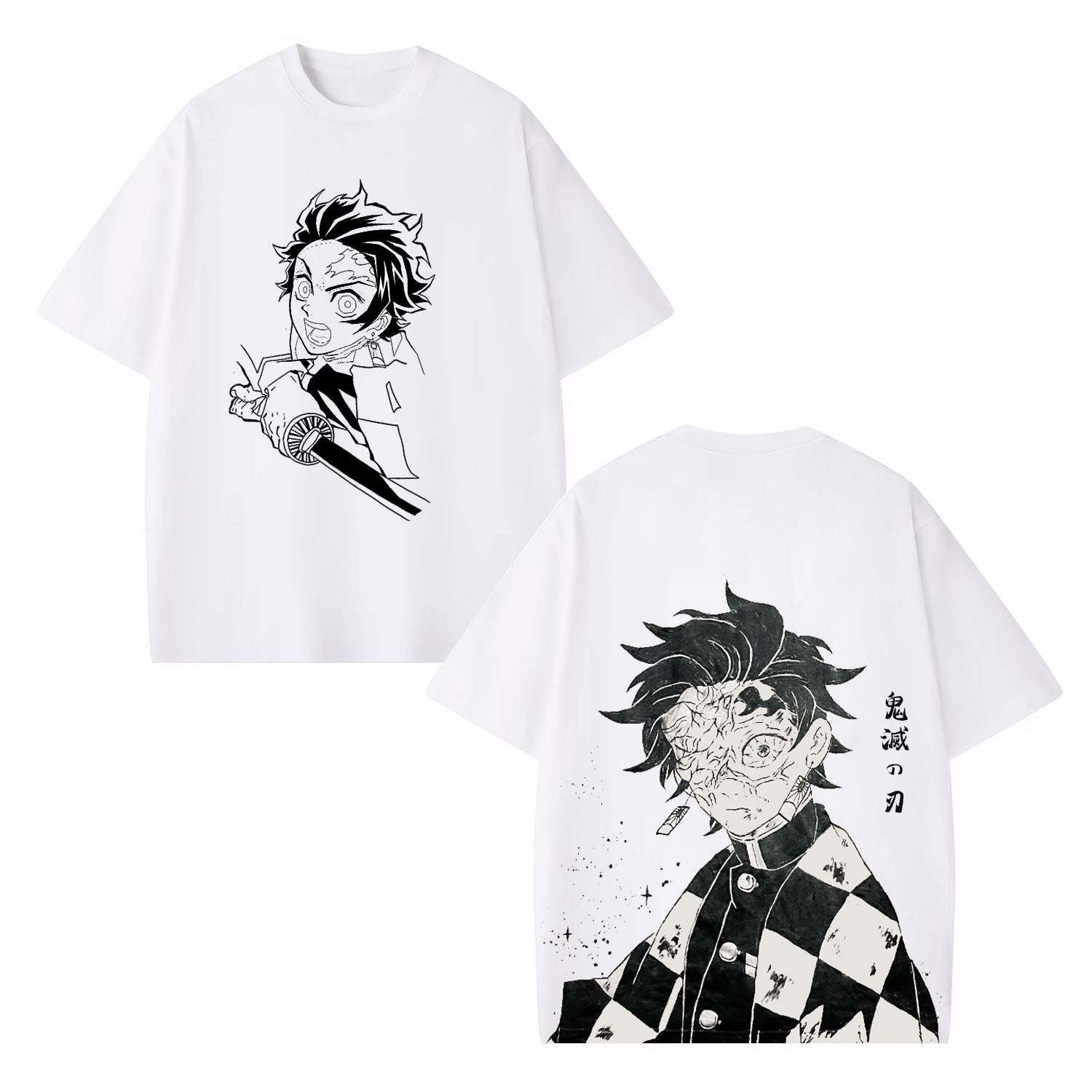 ANIME OVERSIZED TEE 丨 DEMON SLAYER-[DS]-comicclothing