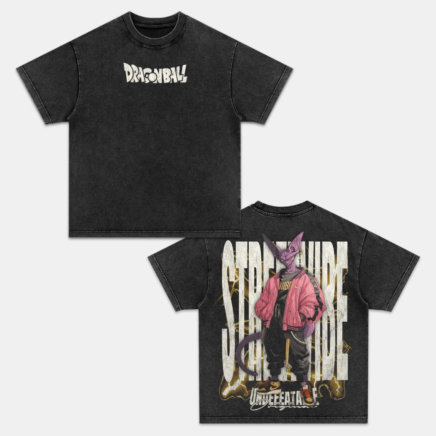 BEERUS UNISEX ANIME INSPIRED VINTAGE T-SHIRT -comicclothing