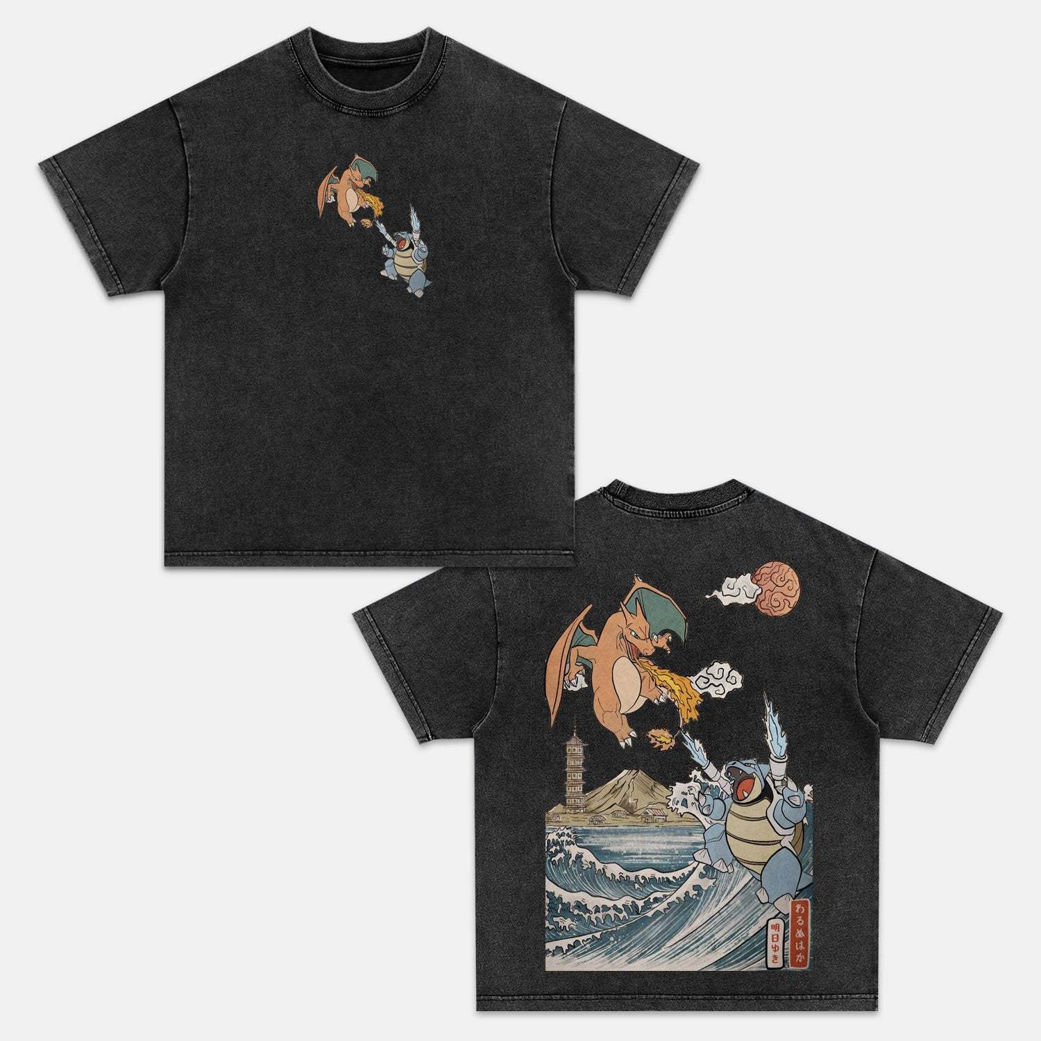CHARIZARD BULBASAUR VINTAGE TEE丨POKÉMON-comicclothing