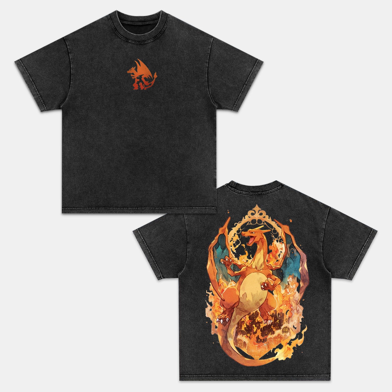 CHARIZARD VINTAGE TEE丨POKÉMON-comicclothing