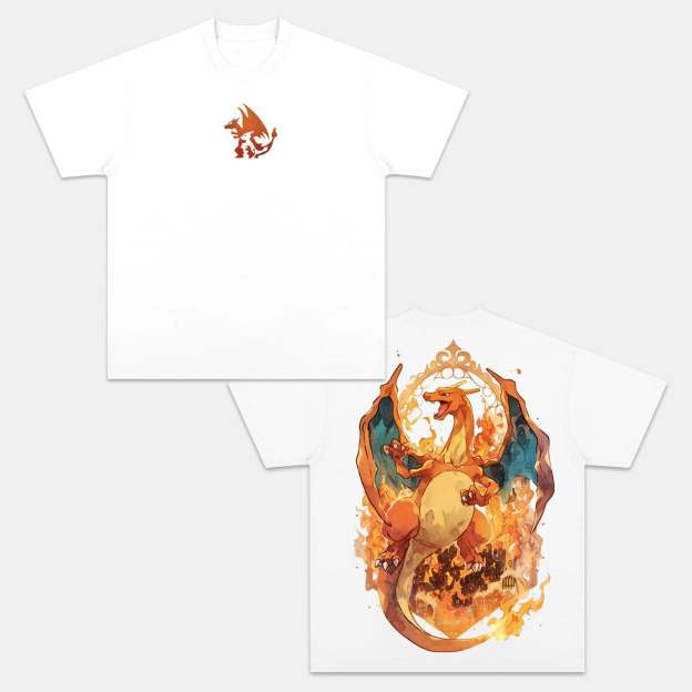 CHARIZARD VINTAGE TEE丨POKÉMON-comicclothing