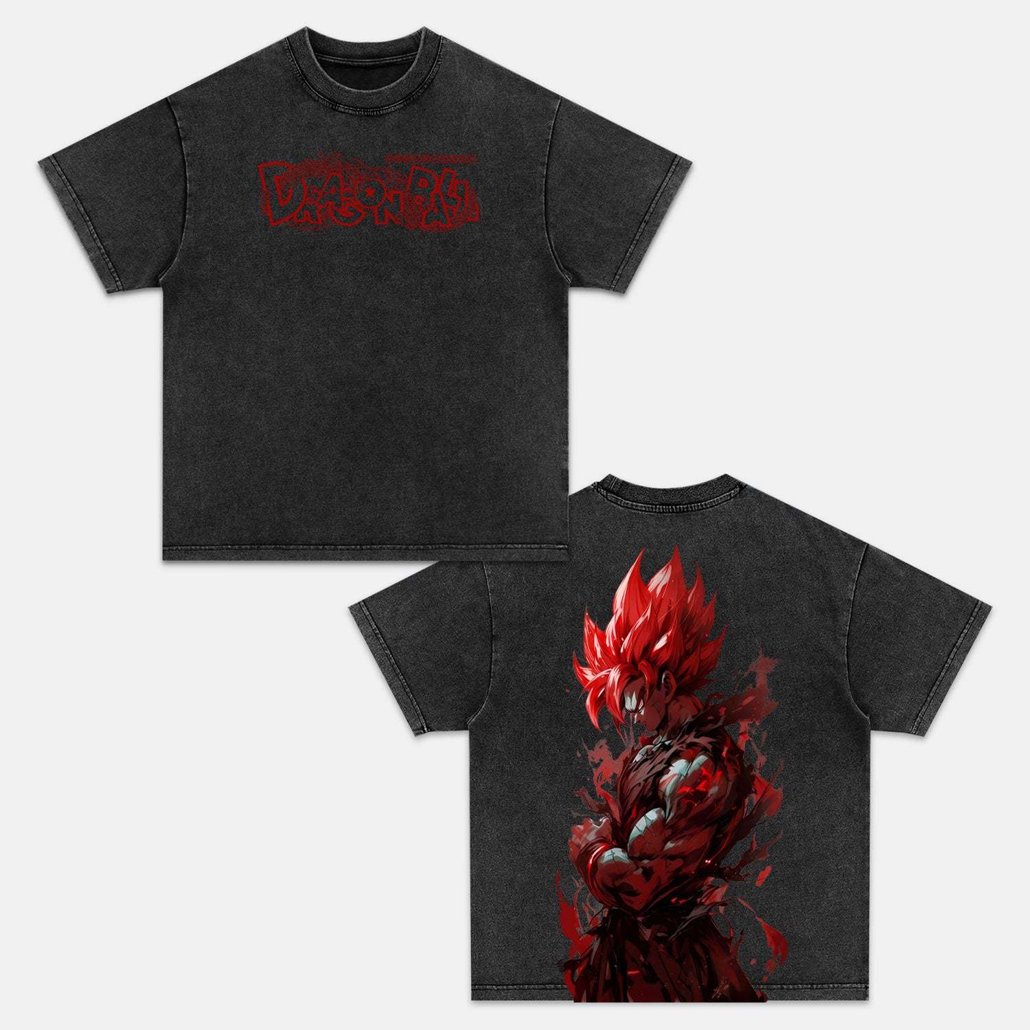 Unisex Anime Inspired Vintage T-Shirt-comicclothing