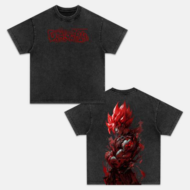 Unisex Anime Inspired Vintage T-Shirt-comicclothing